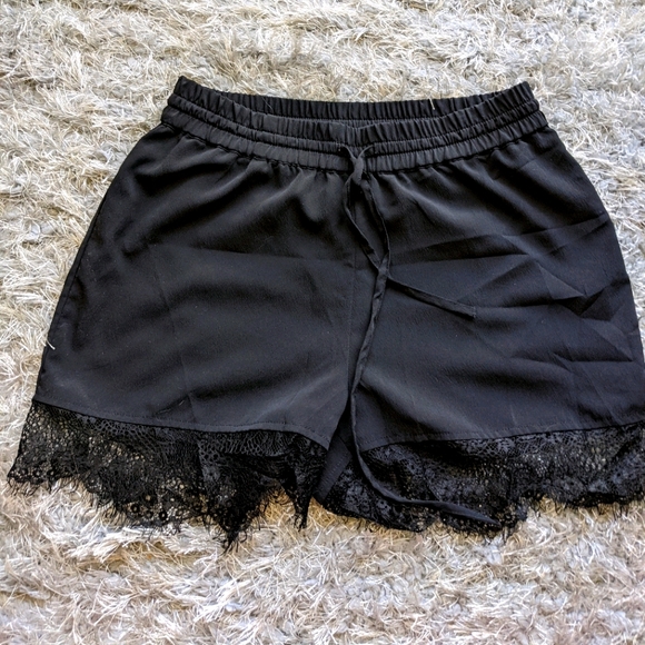 Noisy may Pants - 💙3 for $25 Black lacy shorts